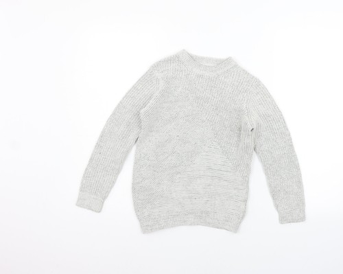Next girls grey crew - crew, neck
