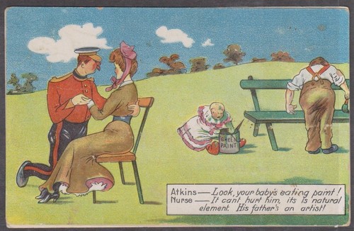 1916 comic post card 1d - (r4-8),