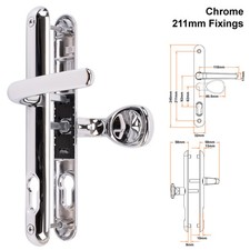 Composite Lever Pad Door