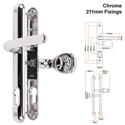 Composite lever pad - lever, door