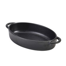 Forge Stoneware Oval Dish For Restaurants Hotels 17.5 x 11.5 x 4cm Pack of 6