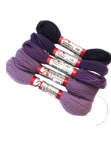 Purple 101 106 set - (5pcs),