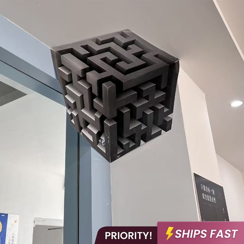 Wall art optical illusion - 3d,