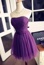 Party Dress Ball Gown Short Bridesmaid Dress US Size 4 New Unworn Prom Dress 