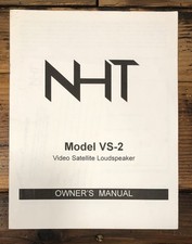 NHT VS-2 Speaker Owners / User