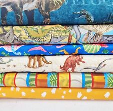 Cotton Fabric Dinosaur Fossil