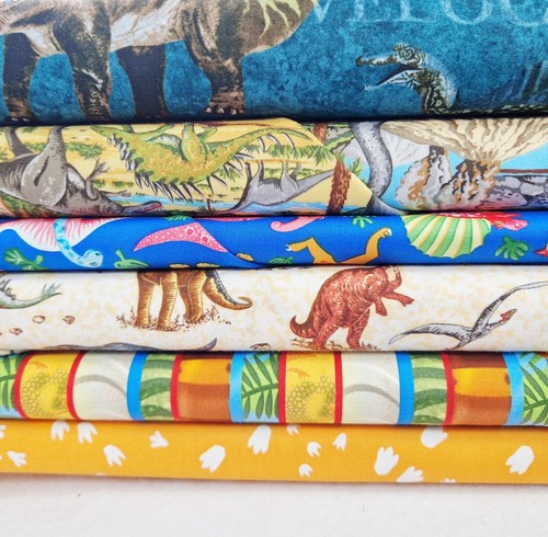 Cotton fabric dinosaur - cotton,