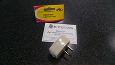 W4 CARAVAN/MOTORHOME 12 VOLT/12V DC 2 PIN CLIPSAL 15 AMP PLUG/FITMENT MOTORAMA