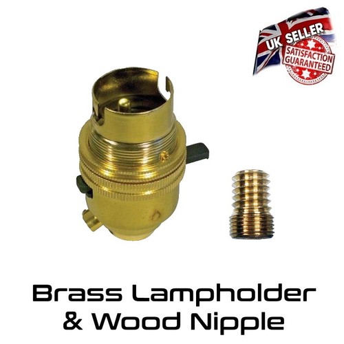 Brass lamp holder - lamp,