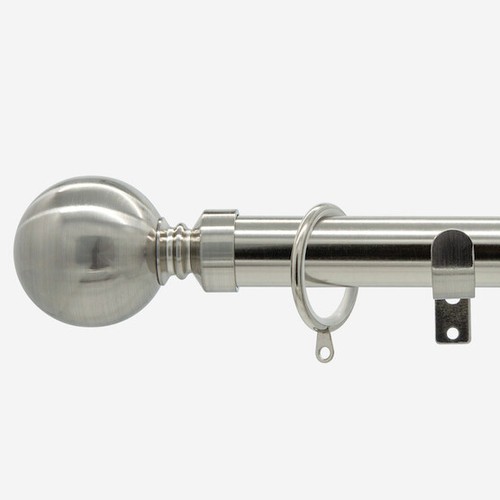 Curtain pole metal 28mm - -,