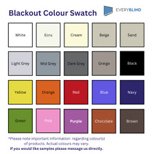 BLACKOUT Vertical Blind THERMAL Slats Replacement Louvres 89mm (3.5")