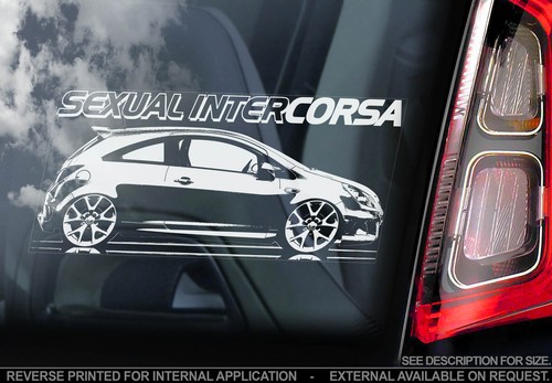 Vauxhall corsa car - corsa, sticker