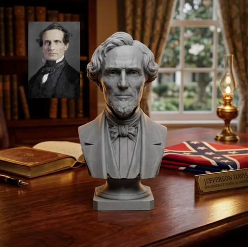 Jefferson davis bust - davis,