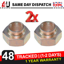 2X AXLE HUB NUT CV JOINT NUT