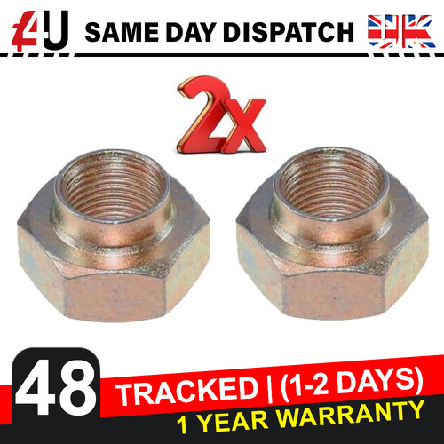 Axle hub nut joint - 2x,