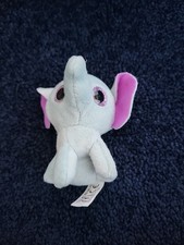 2017 McDonalds Ty Teenie Beanie Boos - Peanut Elephant - Soft Plush Toy Figure