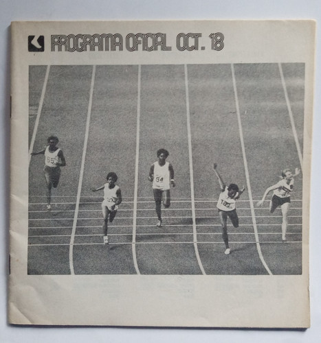 Orig prg olympic games mexico - olympic,