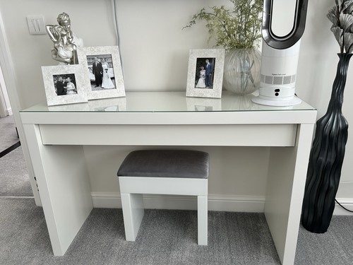 Ikea malm white dressing table - ikea,