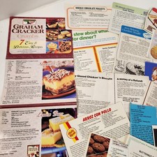 25 vintage recipe clippings