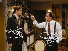 David Jason And Nicholas Lyndhurst Signed Autograph 6X4 PHOTO Pre Print Film