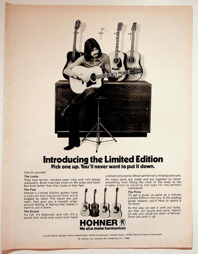 Hohner vintage 1970s guitar - 1970s,