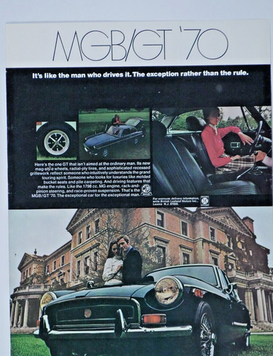 1970 mgb vintage original - 1970,