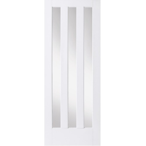 Internal sliding white door