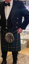 Gents formal dress kilt and waistcoat and jacket