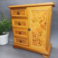 Vintage Wooden Jewellery Box