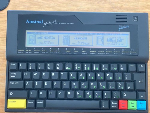 Amstrad nc100 notepad computer - notepad,