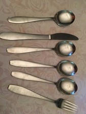 WALKER AND HALL MID CENTURY ASSORTED CUTLERY OLD HALL CAMPDEN STYLE