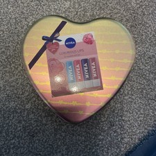 Nivea Heart Shaped Lip Balm Gift Tin Empty Tin