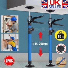 2pcs ADJUSTABLE DRYWALL PLASTERBOARD BUILDER CEILING EASY SUPPORT PROP 115-290cm
