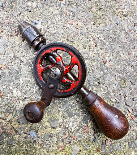 Vintage original hand crank - original, hand-crank