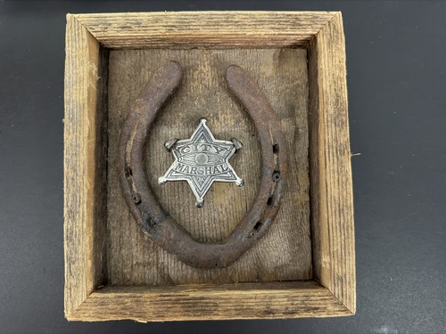 Vintage city marshal badge - city,