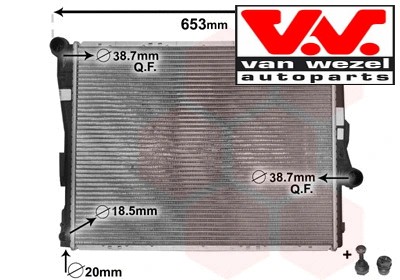 Coolant radiator 06002205 - coolant,
