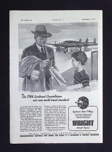 Original 1944 advert wright - original,