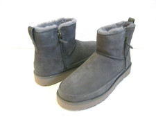 UGG CLASSIC MINI ZIP WOMEN ANKLE BOOT SUEDE NIGHTFALL US 8 /UK 6 /EU 39