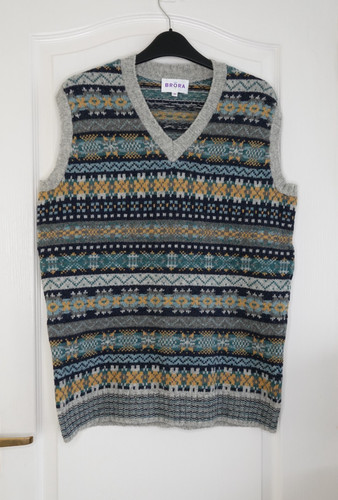 Brora fair isle wool - isle, vest