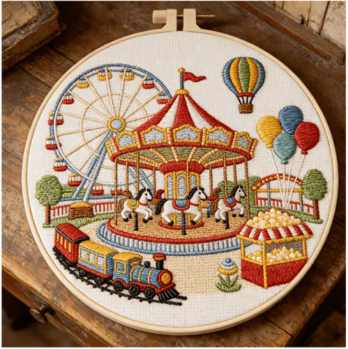 Embroidery hoop kit - embroidery,