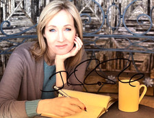 J.K. ROWLING Signed HARRY POTTER Author 8x10" Authentic Orig. Autograph w/COA