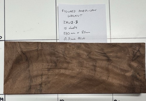 Figured american walnut - figured,