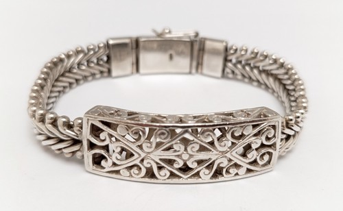 Vtg chunky heavy 925 sterling - vtg,