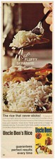 Uncle Ben's Long Grain Rice 1965 Magazine Ad Advert FC007