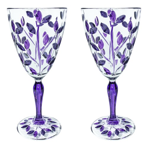 Pair murano wine glasses - of,