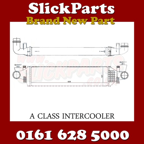 Fits mercedes cla - cla, intercooler