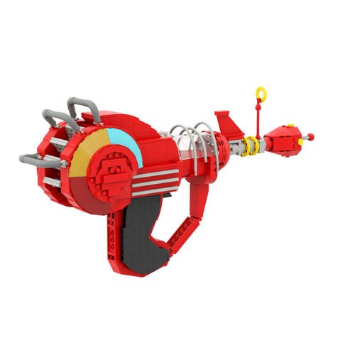 Custom moc raygun model red - custom,