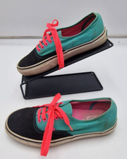 Vans Trainer Pumps Turquoise Black Pink Unisex Mens UK 6 US 7 (woman’s US 8.5)