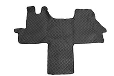 Black Eco Leather Floor Cover