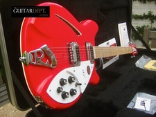 ♚NOS♚SUPER RARE!♚Ltd Edn 1/25♚ 2019 RICKENBACKER 360-6 ♚Pillar Box Red♚Maple♚330